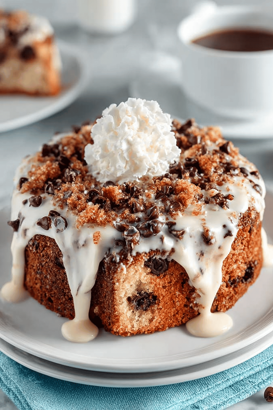 Brownie-licious Chip Cake