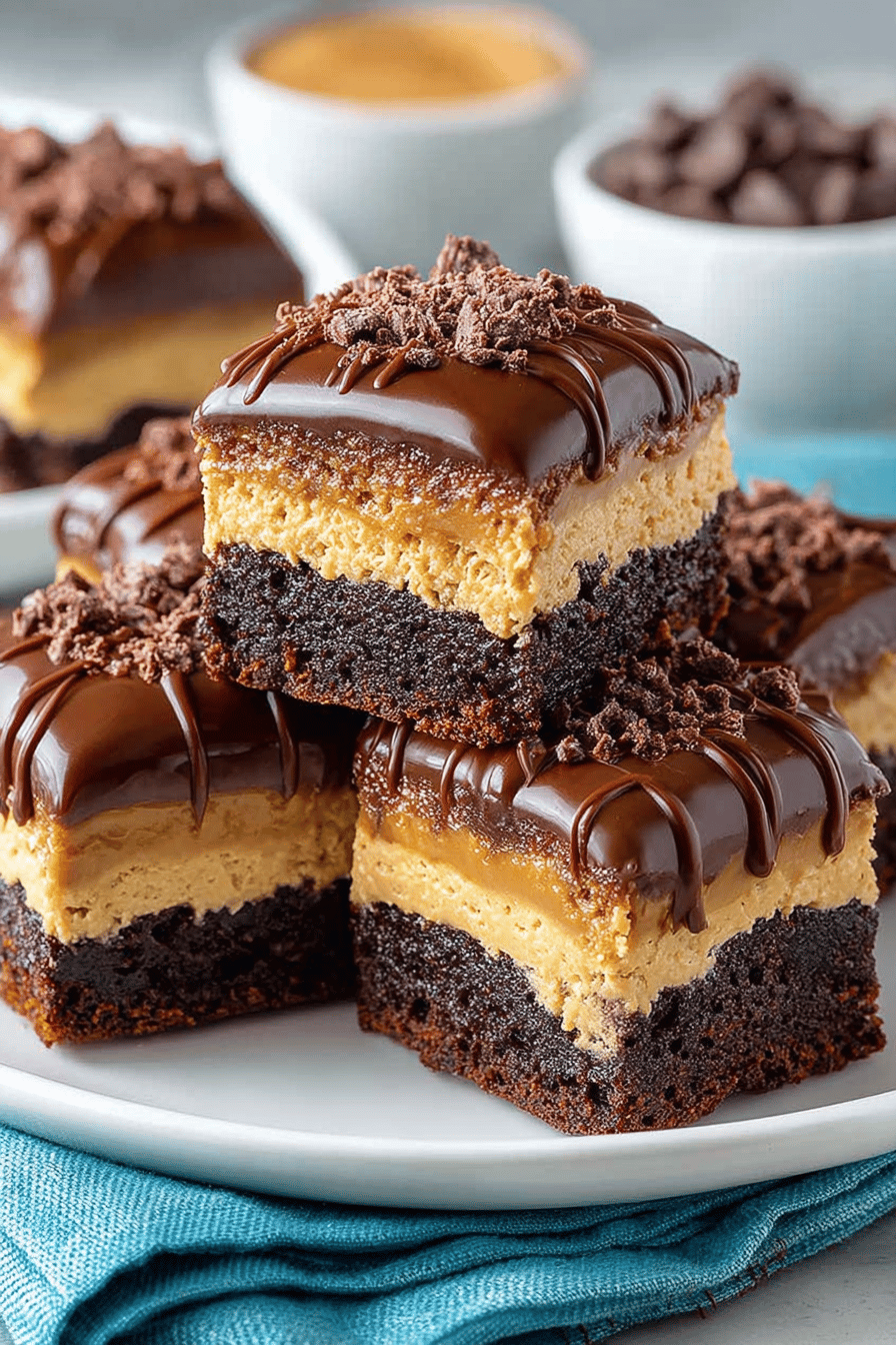 Buckeye Brownie Bites