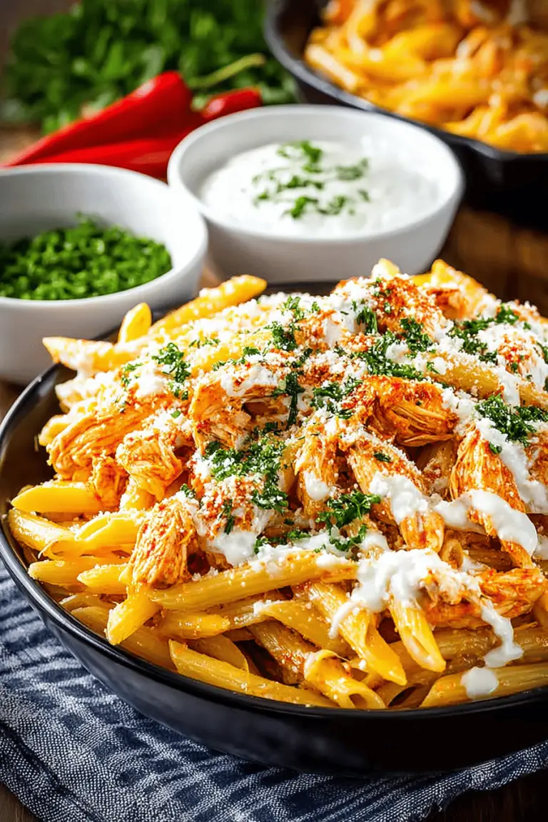 Buffalo Chicken Pasta