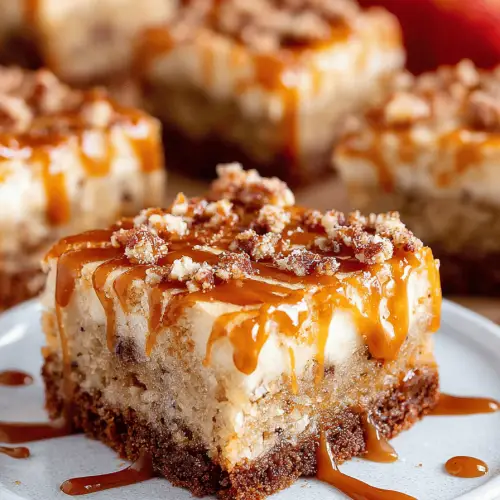 Caramel Apple Blondies