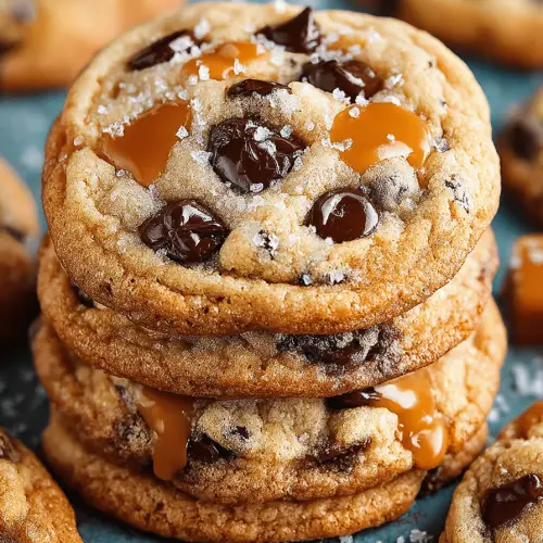 Caramel Chocolate Chip Cookies