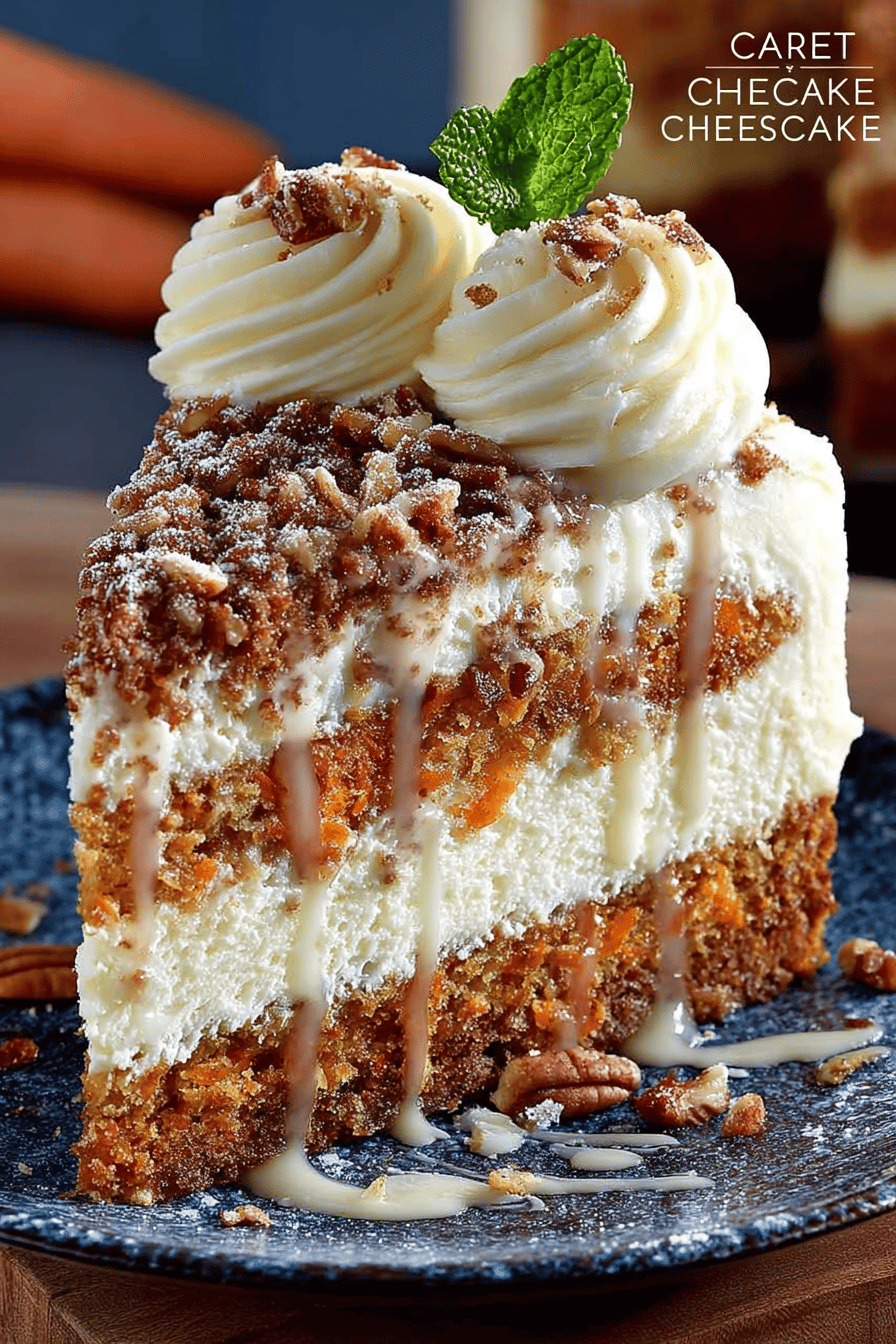 Carrot Cake Cheesecake Delight