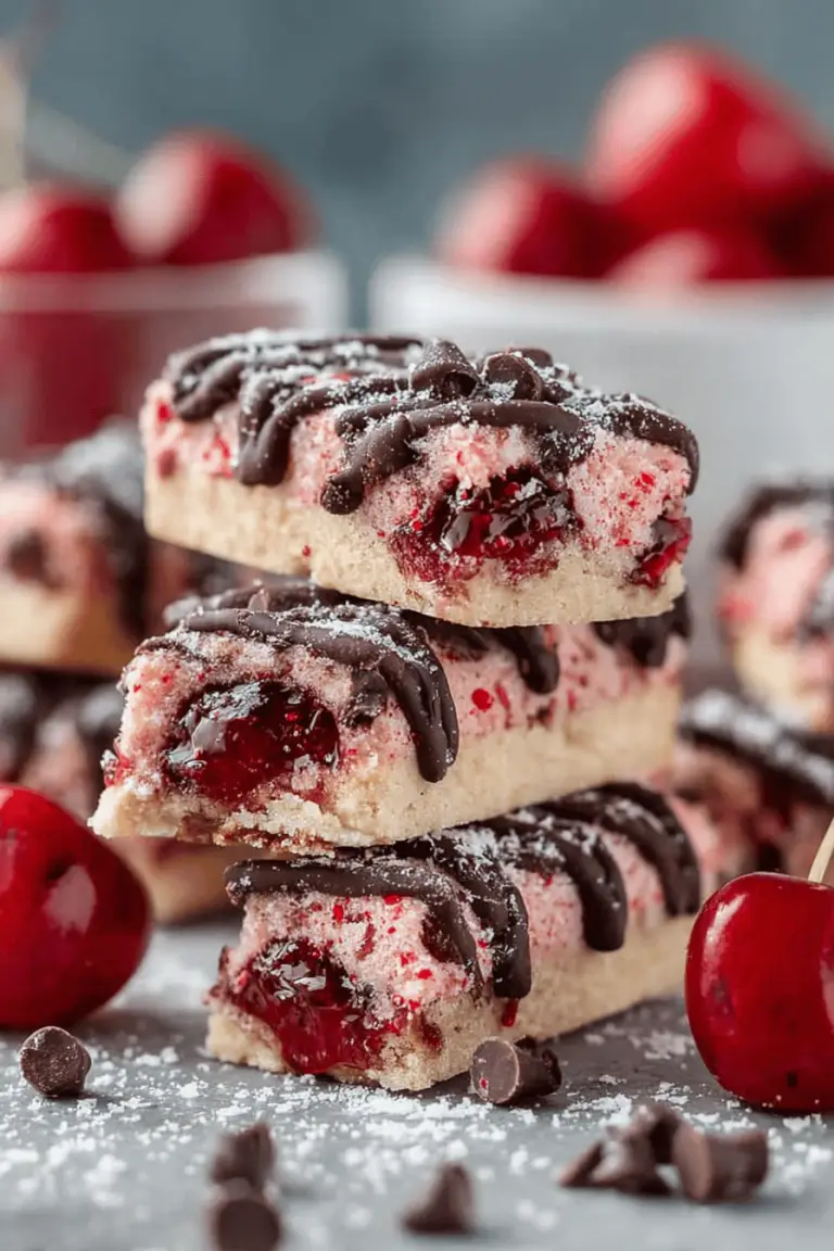 Cherry Chocolate Chip Shortbread