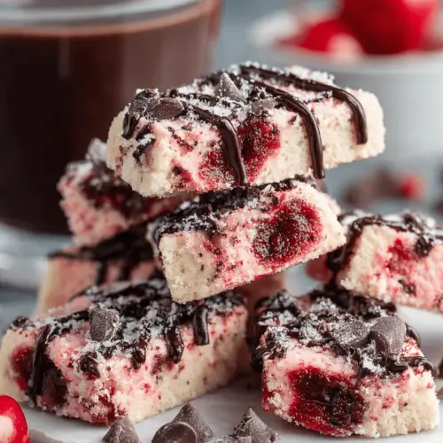 Cherry Chocolate Chip Shortbread