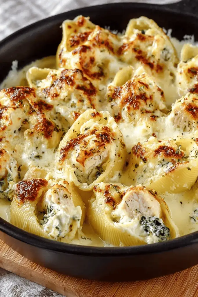 Chicken Alfredo Shells