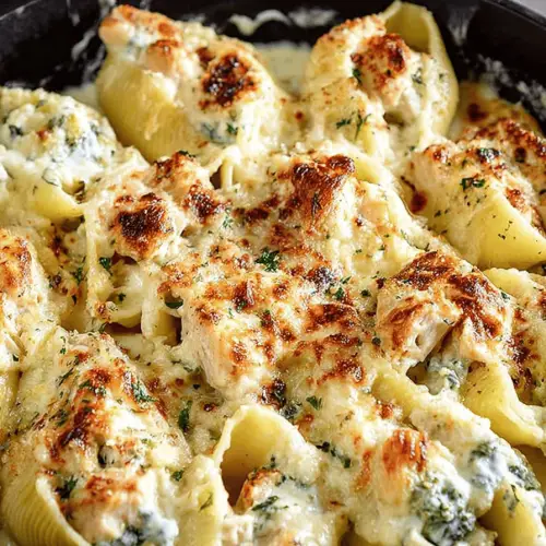 Chicken Alfredo Shells