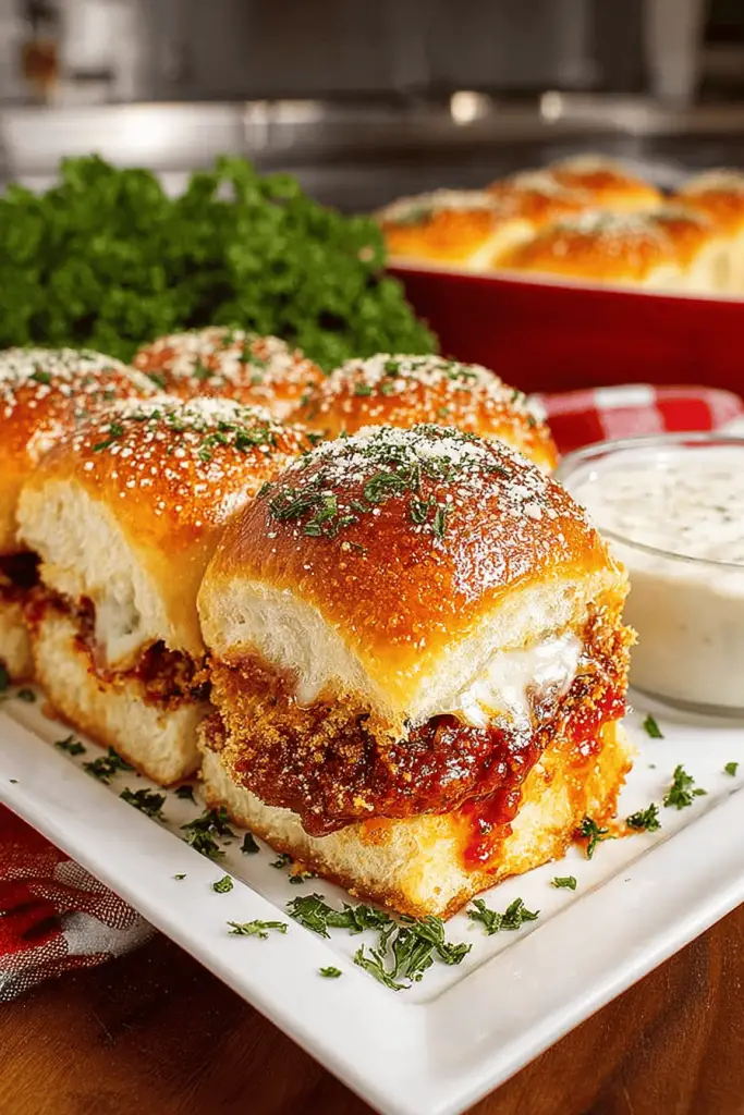 Chicken Parmesan Sliders