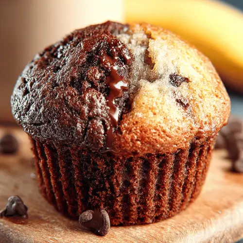 Chocolate Banana Muffins