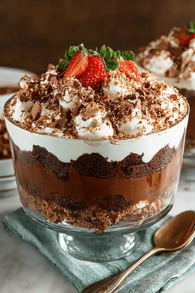 Chocolate Brownie Trifle