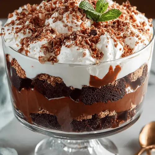 Chocolate Brownie Trifle