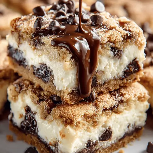 Chocolate Chip Cheesecake Bars