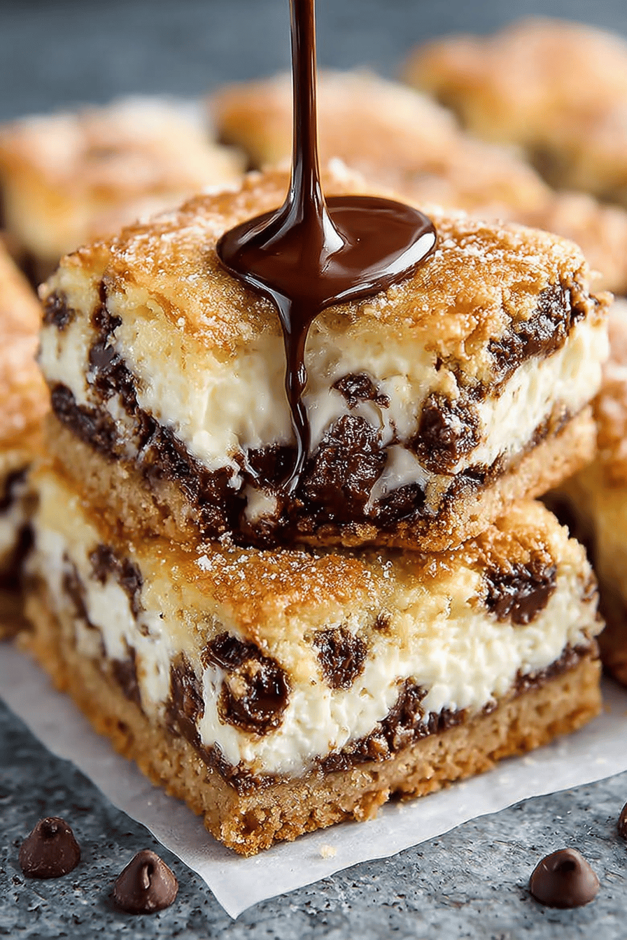 Chocolate Chip Cheesecake Bars