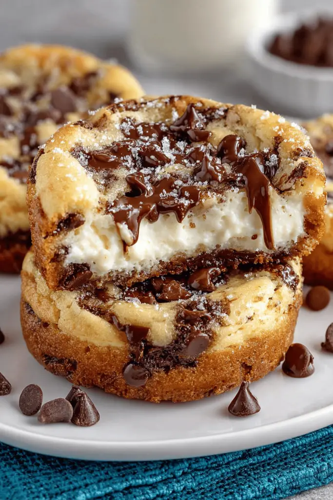 Chocolate Chip Cheesecake Swirls