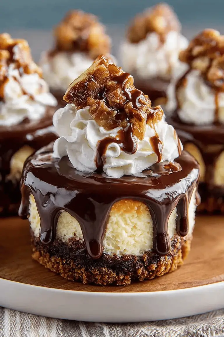 Chocolate Turtle Cheesecake