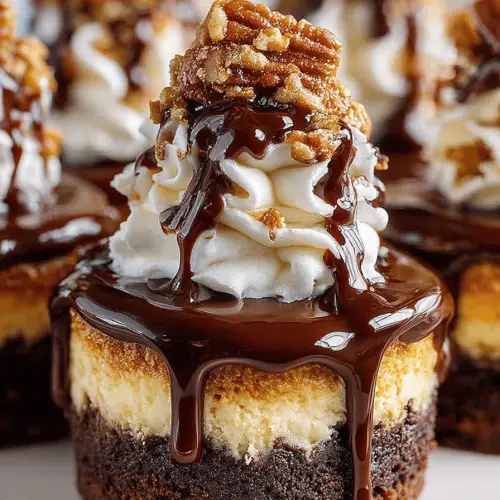 Chocolate Turtle Cheesecake