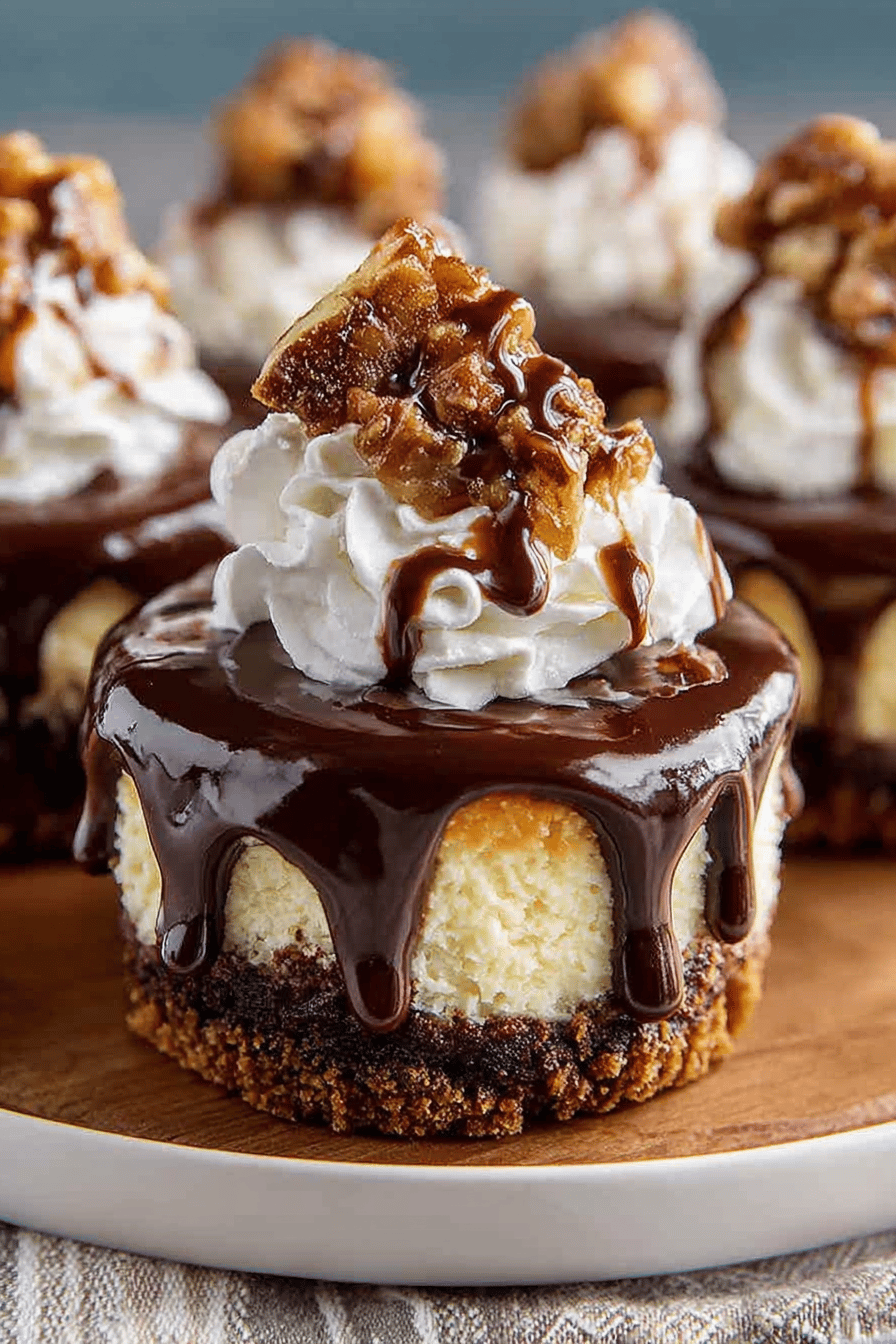 Chocolate Turtle Cheesecake