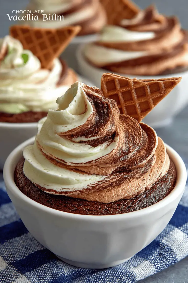 Chocolate Vanilla Swirl Frosting