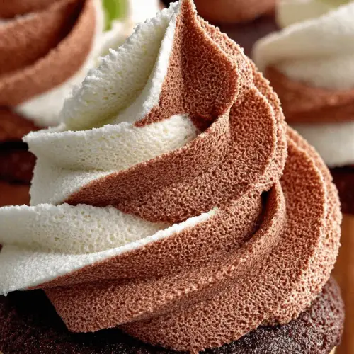 Chocolate Vanilla Swirl Frosting