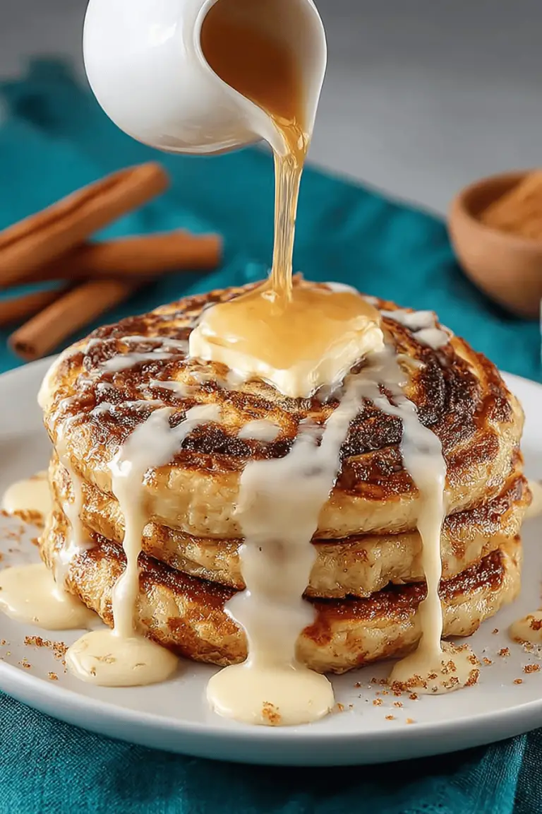 Cinnamon Roll Pancakes