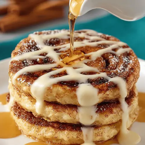 Cinnamon Roll Pancakes