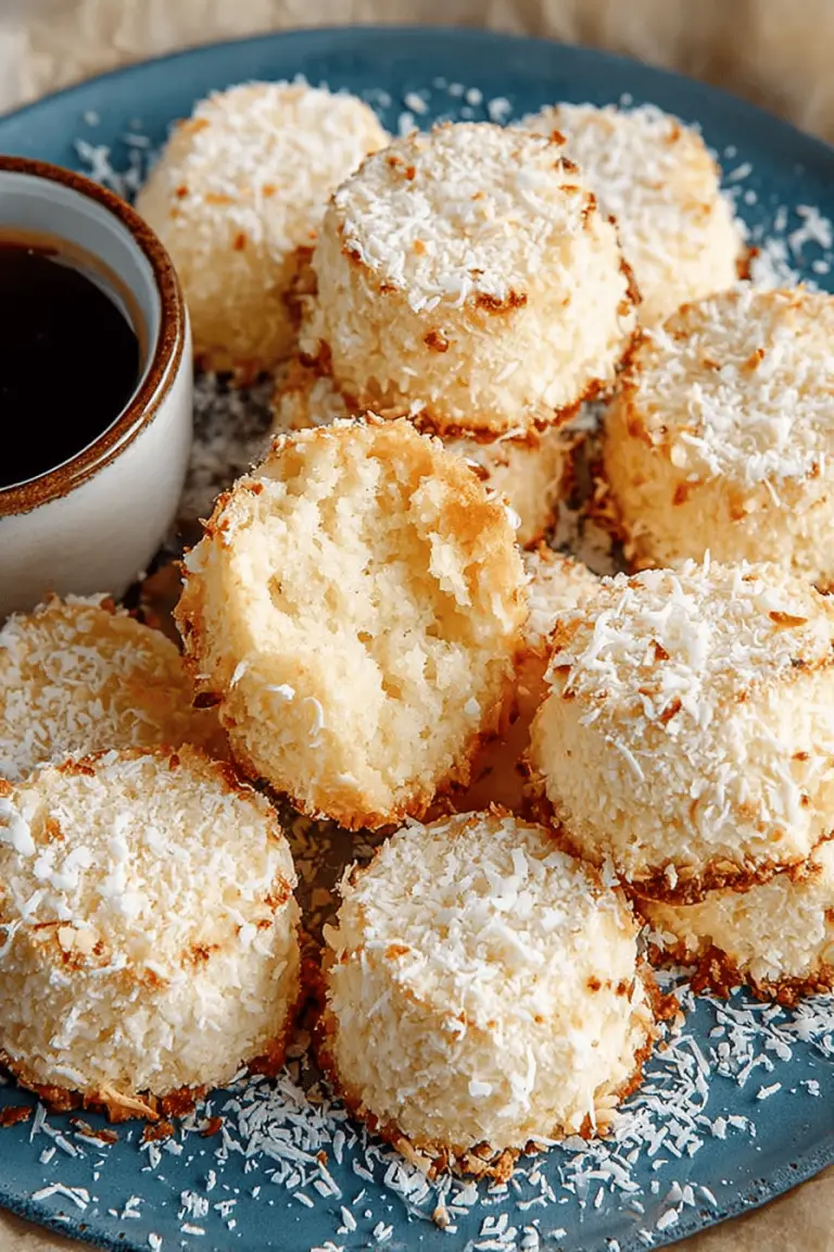 Coconut Shortbread Bites