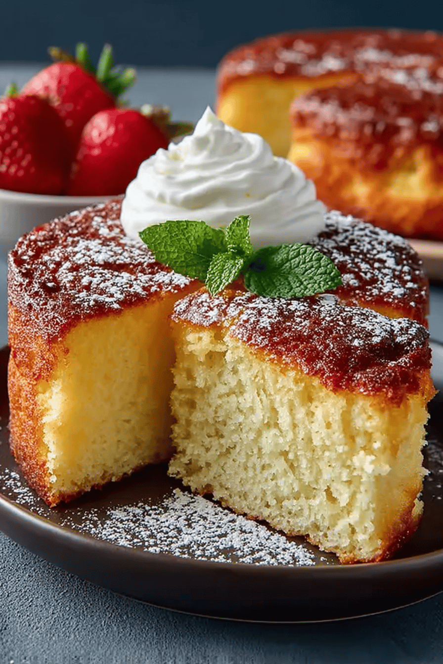 Creamy 3-Ingredient Yogurt Cake