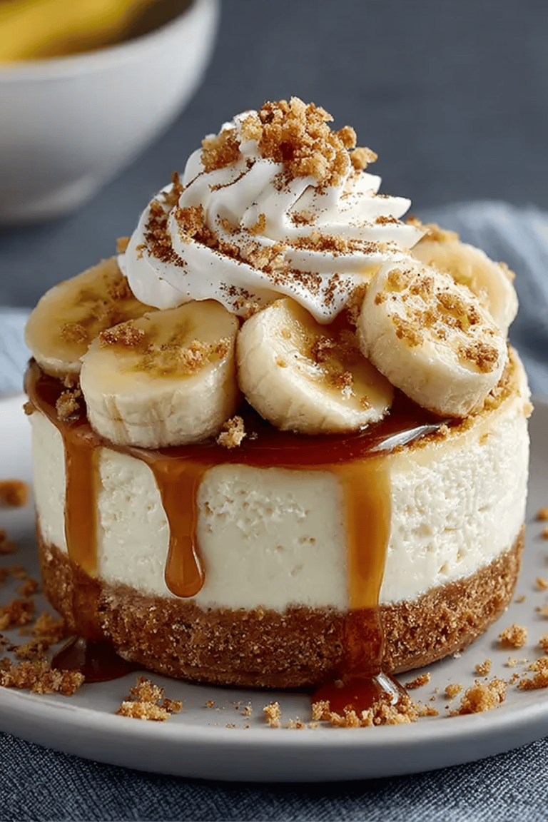Creamy Banana Cheesecake Treats