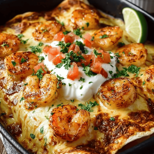 Creamy Shrimp Enchilada Delights