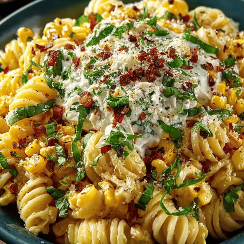 Creamy Street Corn Pasta Delight