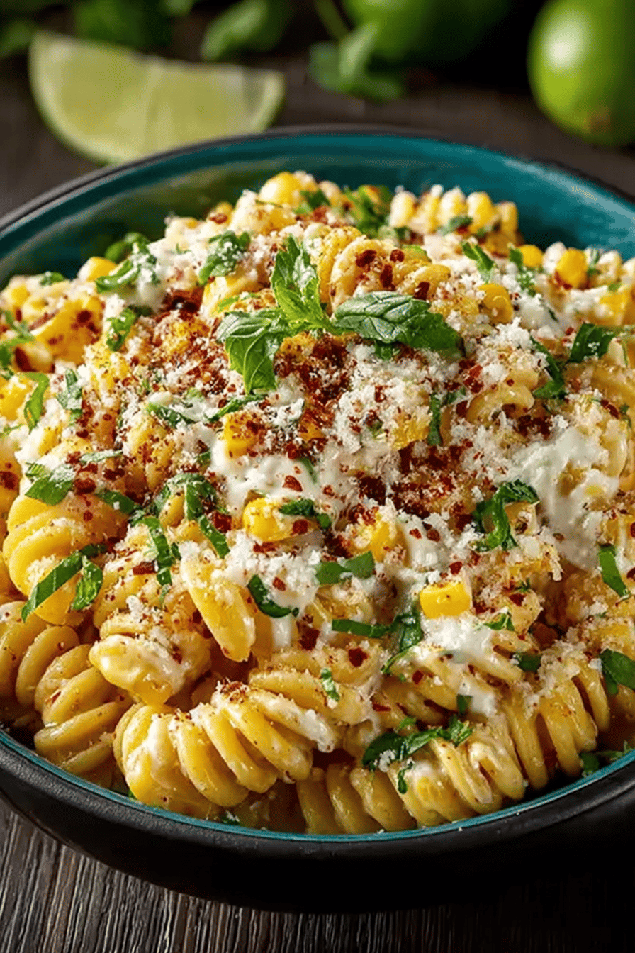 Creamy Street Corn Pasta Delight