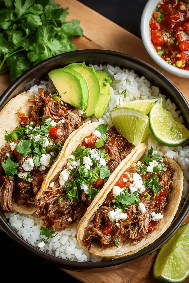 Crockpot Barbacoa Rice