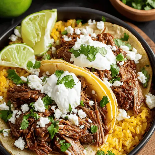Crockpot Barbacoa Rice