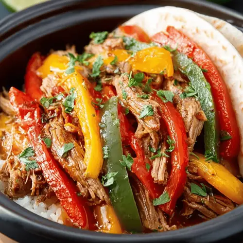 Crockpot Delish Fajitas