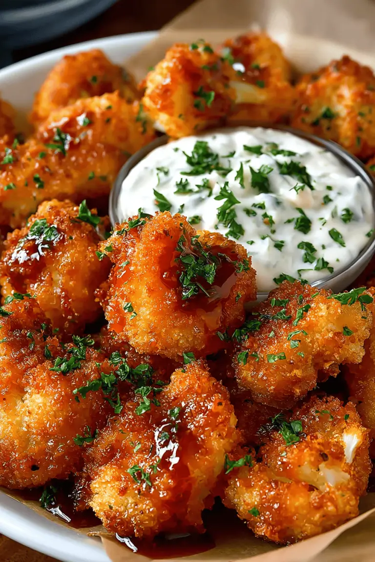 Crunchy Cauliflower Wings