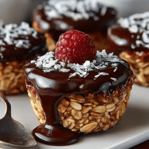 Decadent Dark Chocolate Oatmeal Cups