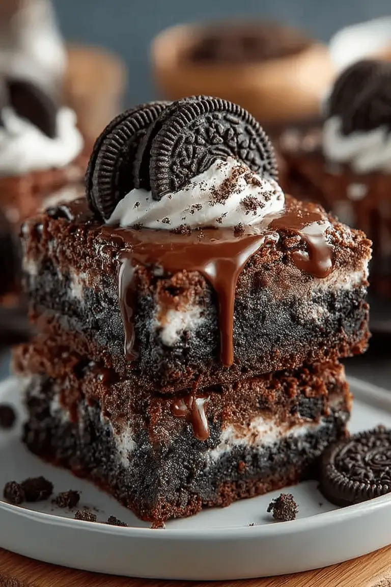 Decadent Oreo Brownies Delight