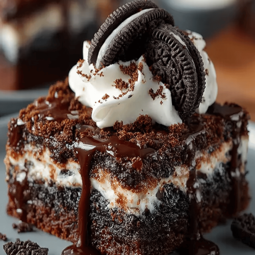 Decadent Oreo Brownies Delight