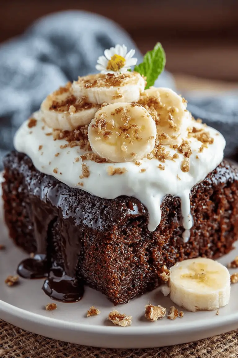 Delectable Chocolate Banana Cake