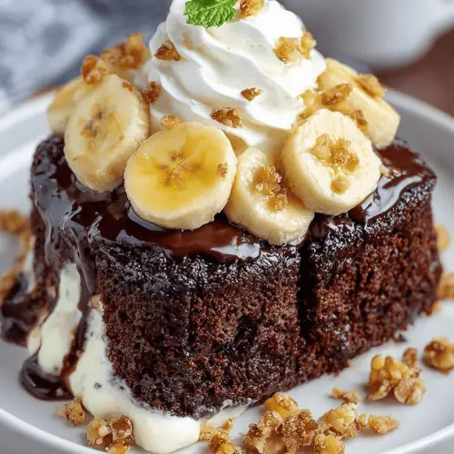 Delectable Chocolate Banana Cake