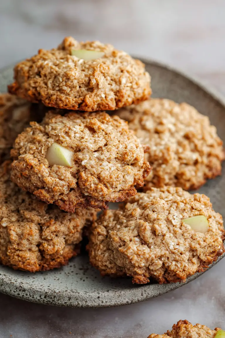 Delish Apple Oatmeal Cookies