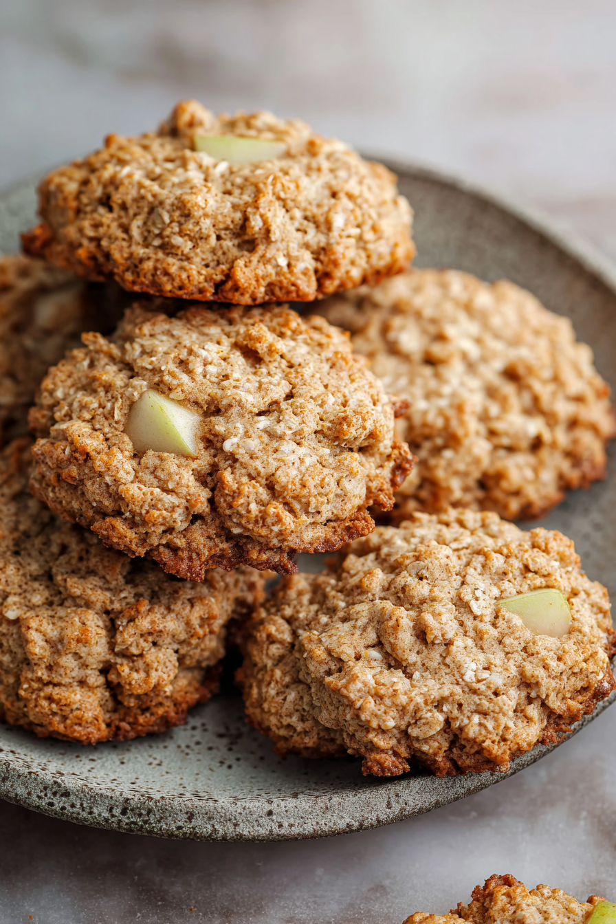 Delish Apple Oatmeal Cookies