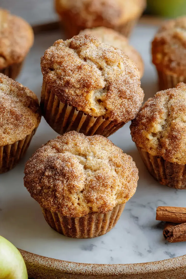 Delish Apple Snickerdoodle Muffins