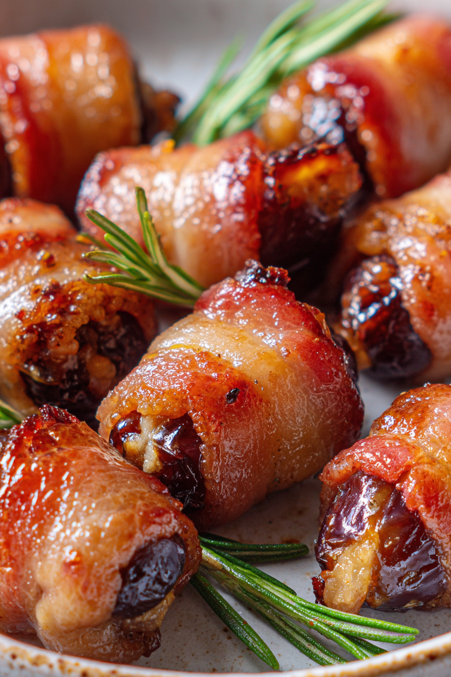 Delish Bacon Wrapped Dates Recipes