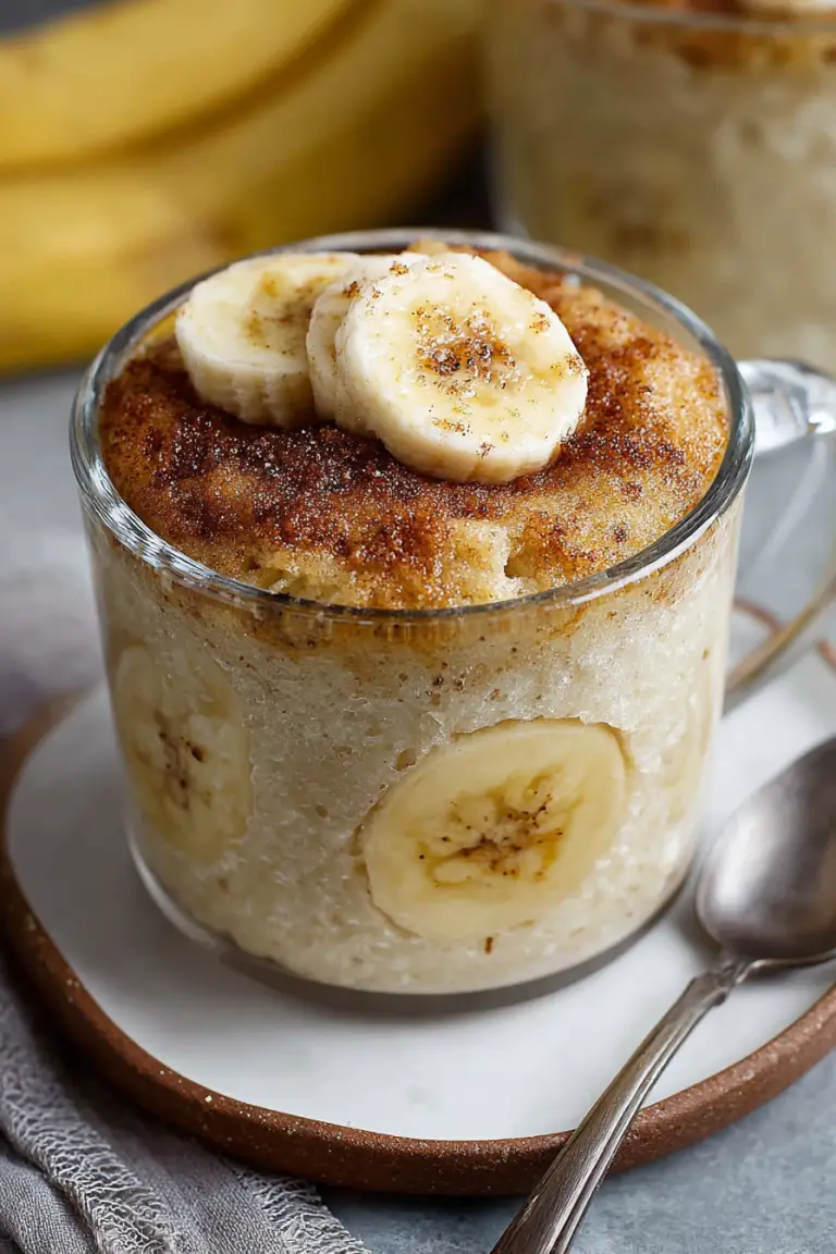 Delish Banana Mug Cake Recipes