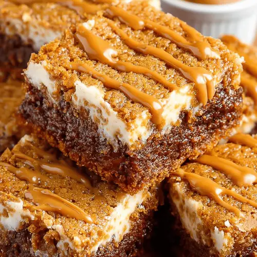 Delish Biscoff Brownies