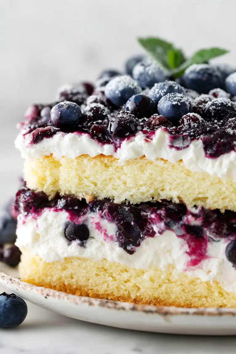 Delish Blueberry Shortcake Cake Recipes