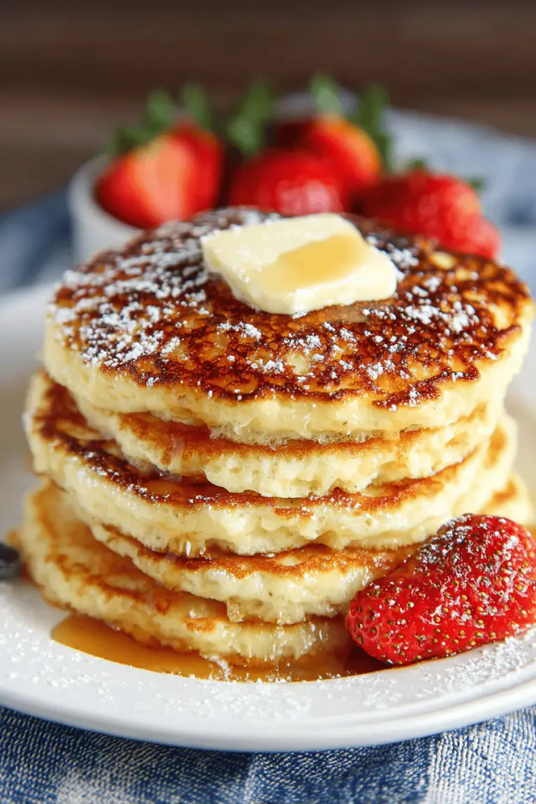 Delish Buttermilk Pancakes