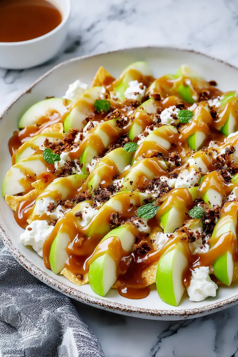 Delish Caramel Apple Nachos Recipe