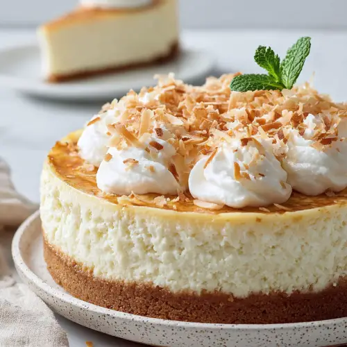 Delish Coconut Cheesecake Recipes