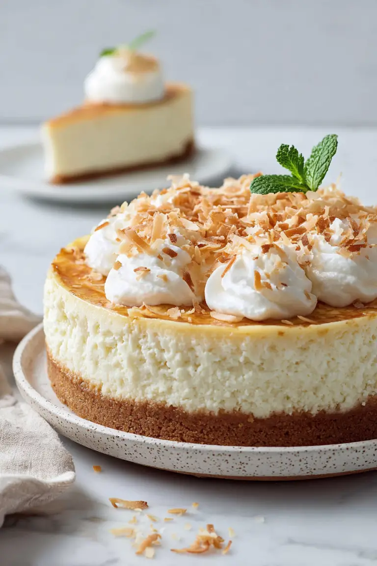 Delish Coconut Cheesecake Recipes